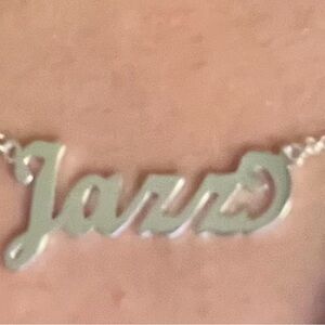 Sterling silver Jazz necklace